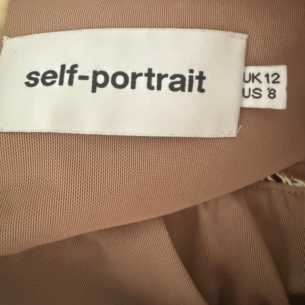 Self-Portrait Azaelea dress size 8 lace nude yellow - Picture 12 of 12